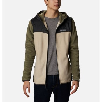 Columbia Jas Heren, Cottonwood Park Overlay Full Zip Fleece Grijs Groen Khaki, 19HKUJOTD